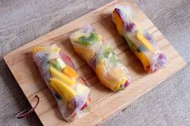 Rouleaux De Printemps Aux Fruits Recettes De Cuisine Recette Cuisine