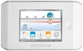 Ecobee Smart Thermostat 4 Heat 2 Cool With Full Color Touch Screen Ecobee Smart Thermostats Ecobee Smart Thermostat