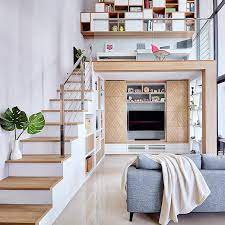 Given The Impressive 6 Metre Ceiling Height Of This 3 Bedroom Condo In Singapore Interior Design Loft Apartment Industrial Loft Apartment Bedroom Loft Spaces