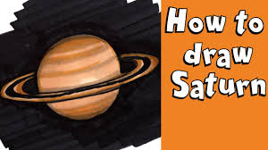 Outward from the sun, the planets are mercury, venus, earth, mars, jupiter, saturn, uranus, and neptune, followed by the dwarf planet pluto. How To Draw Saturn Step By Step Drawing Tutorial For Kids Guided Easy Planet With Rings Drawing Youtube