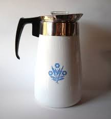 Corning Ware Cornflower Blue Coffee Pot Coffee Pot Cornflower Blue Vintage Memory