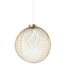 Suspension Boule En Metal Filaire Dore D51 Maisons Du Monde Luminaire Maison Du Monde Suspension Luminaire Luminaire