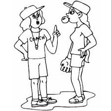 It was established in 1920, but two years. Softball Coach And Player Coloring Page