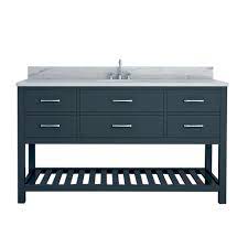 34 inch (472) 34.25 inch (6) 34 to 35 inch (62) 35 inch (361. Rochester 61 In W X 34 In H Bath Vanity In Gray With Marble Vanity Top In White With White Basin Vdr61 S Gy The Home Depot Marble Vanity Tops Bath Vanities Solid