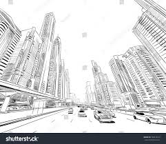  Dubai United Arab Emirates Hand Drawn City Sketch Vector Illustration Emirates Hand Arab Dubai City Sketch City Drawing How To Draw Hands