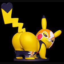 3D file Pikachu Libre NSFW・3D printable model to download・Cults