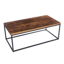 I built this metal and wood coffee table for my living room. Modern Simple Wood Coffee Table Tea Desk Shelf Rectangular Living Room Furniture Home Garden Furniture Home Garden