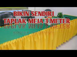 Tv adalah alat elektronik yang pasti ada di setiap rumah. Mudah Banget Membuat Taplak Meja Panjang 3 Meter Youtube
