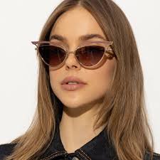 NWT VALENTINO VLS-118C CAT EYE WOMEN SUNGLASSES V-GLASSLINER