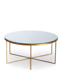 Round mirrored coffee table 240057 collection of interior design and decorating ideas on the alwaseetgulf.com. Farren Antiqued Mirrored Brass Coffee Table