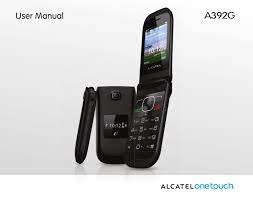 Lock/unlock keypad · turn phone on/off. Alcatel A392g Tracfone User Manual Manualzz