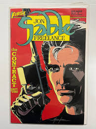 Jon Sable Freelance #22 VF 8.0 (1985 First Comics) Art by Mike Grell!