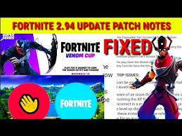 Here are the patch notes for the upcoming update, version 14.50! Fortnite 2 94 Update Patch Notes Fortnite 2 94 Patch Notes What S New In 14 60 Update Youtube