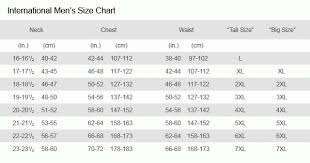 Mens Jeans Size Chart World Of Reference