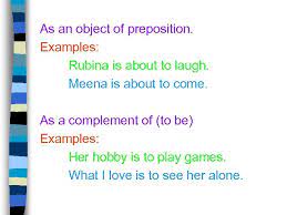They are in red in the subtitles. Chapter 4 Gerunds And Infinitives Verb