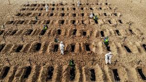 Playa de tibau do sul (pipa). Un Cementerio En La Playa De Copacabana Como Protesta Por La Gestion Del Covid 19