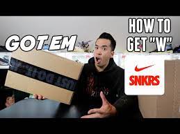 Download the 'new' nike snkrs app! I Hit Again How To Get W On Nike Snkr App Tips Tricks Youtube