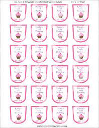 Hand Sanitizer Label Template Hand Sanitizer Label Templates Labels Printables Free Templates