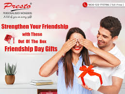 Friendship day comes once in a year but it definitely holds some amazing memories. Strengthen Your Friendship With These Out Of The Box Friendship Day Gifts Presto Gifts