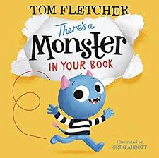 There S A Monster In Your Book Amazon Co Uk Tom Fletcher Greg Abbott 9780141376103 Books Tom Fletcher Toddler Books Monster