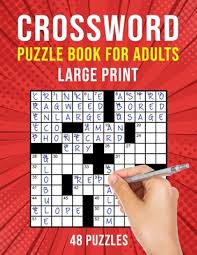 With a wide range of crossword books at unbeatable prices, you won't be disappointed. Crossword Puzzle Books For Adults Large Print 48 Cross Word Puzzles For Adults Or Seniors Us Version Large Print Paperback Auntie S Bookstore