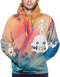 Ye, kanye, kanye west, kid cudi, kids see ghosts, vinyl, hypebeasts, hypebeast, hiphop, rap, goat, japan, japanese, ghost town, feel the love, pusha t, ghost, text, lucky me, flog gnaw, wolf. Kids See Ghosts Hoodie