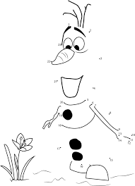 Olaf Snowman Dot To Dot Png 799 1100 Le Idee Della Scuola Attivita Per Bambini Stampabili Prescolari
