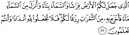 Read online quran surah qaf ayat 22 (verse) with urdu translation. Surat Al Baqarah 2 22 The Noble Qur An Ø§Ù„Ù‚Ø±Ø¢Ù† Ø§Ù„ÙƒØ±ÙŠÙ…