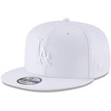 Men S New Era White Los Angeles Dodgers Basic 9fifty Adjustable Snapback Hat In 2021 Snapback Hats Snapback Hats Men Hats