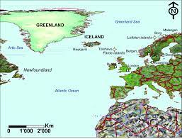 Atlantic Ocean Countries Map 1. Map Of North Atlantic Countries, Cities And Places Mentioned In The... |  Download Scientific Diagram