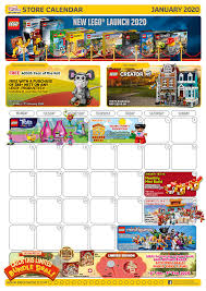 Brickfinder Bricks World Lego Certified Store Calendar January 2020 Promotions