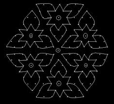 Rangoli Kolam With Dots 1 Indusladies Rangoli Designs Rangoli Kolam Designs Rangoli Patterns