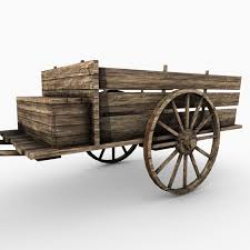 Wooden Cart Wooden Cart Horse Wagon Antique Wagon