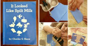 The simple text makes it looked like spilt milk fun for young kids, and the message of the value of seeing things differently makes it appropriate for older kids as well. It Looked Like Spilt Milk Activity Book Activity