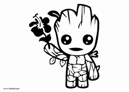 Sure, groot has a soft side, but sparkly pink just isn't his color. Baby Groot Coloring Page Lovely Cute Baby Groot Coloring Pages From Guardians Of The Marvel Coloring Disney Coloring Sheets Dog Coloring Page