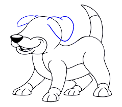 As for the sauce (ketchup, mustard, relish, etc.)… feel free to add … How To Draw A Cartoon Dog Easy Drawing Guides