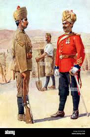 Bombay indian army indian hi-res stock ...