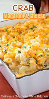 Learn how to make the singer's delicious, creamy macaroni and cheese at home. Crab Macaroni And Cheese Melissassouthernstylekitchen Com