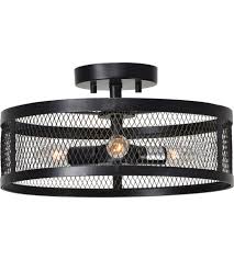 Ships free orders over $39. Renwil Lpc4214 Beckett 3 Light 14 Inch Oil Rubbed Bronze Semi Flush Mount Ceiling Light Small