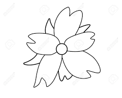 Check spelling or type a new query. Small Flower With Leaves Linear Vector Element For Coloring Outline Vector Simple Flower Royalty Free Cliparts Vectors And Stock Illustration Image 139822424