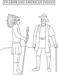 Just click on the image you (or link directly below it) want to print and it will automatically take you to the site to print it from! Pilgrim And American Indian Printable Coloring Page