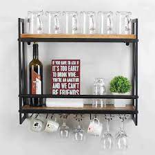 Rustic Wall Mounted Wine Racks
