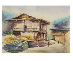 Himalayan Traditional House Different Types Of Houses Types Of Houses Traditional House