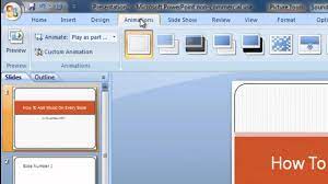 You might also play an entire song. How To Add Music On Every Slide In Powerpoint 2007 Youtube