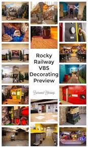 Rocky Railway Vbs Decorating Preview Borrowed Blessingsborrowed Blessings Vbs Rocky Train Theme