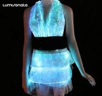 Party Fiber Optic Luminous Clothes Exotic Sexy Club Dresses