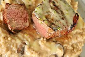 Rib eye steak with truffle butter. Le Cellier Filet Mignon With White Truffle Butter Sauce Mission Food Adventure