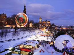 Winter Festival And Ice Rink Princes Street Gardens Edinburgh Edinburgh Christmas Edinburgh Winter Scott Monument