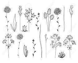 Sep 24, 2020 · simple, elegant and graceful sympathy flowers need not put you out of pocket. Hand Drawn Vector Illustration Set Of Simple Flowers Grass Twigs Black Lines On White Background Sketch Doodle Style Royalty Free Cliparts Vectors And Stock Illustration Image 141150997