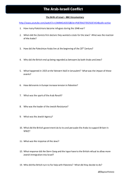 And over the last few months, the already smoldering tensions between the two nations have begun to reach a boiling point. Arab Israeli Conflict Video Worksheet The Birth Of Israel Video Documentary Teaching Resources